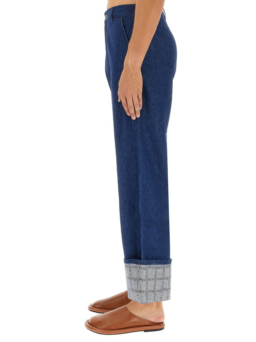 jw anderson - Man - Blue - Jeans