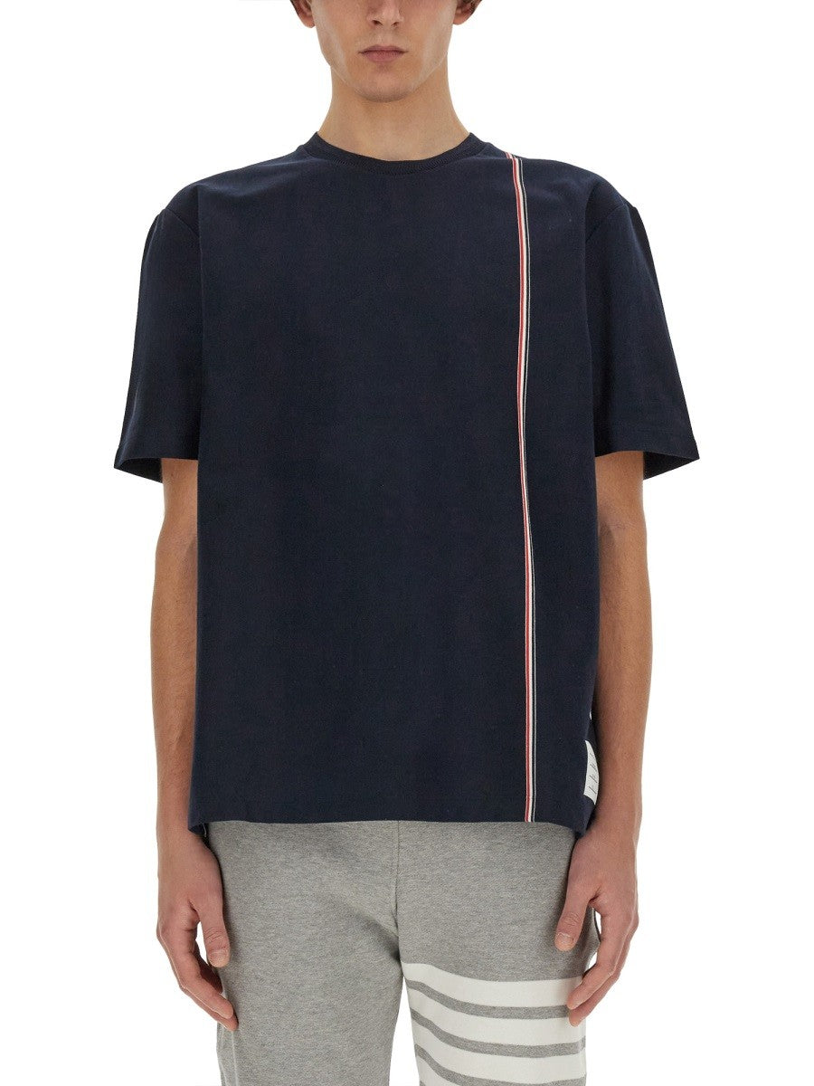 THOM BROWNE - Man - Blue - T-shirt