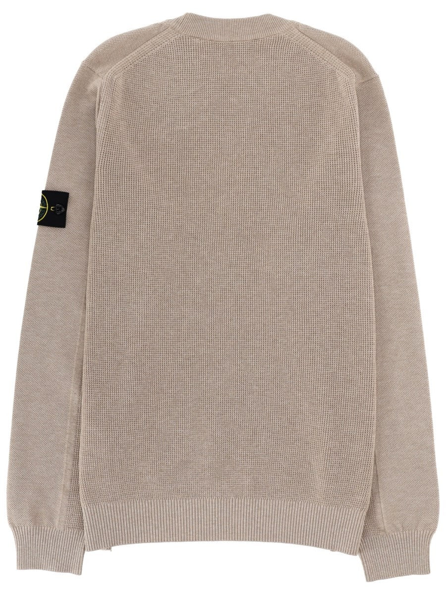 Stone Island - Man - Beige - Sweater
