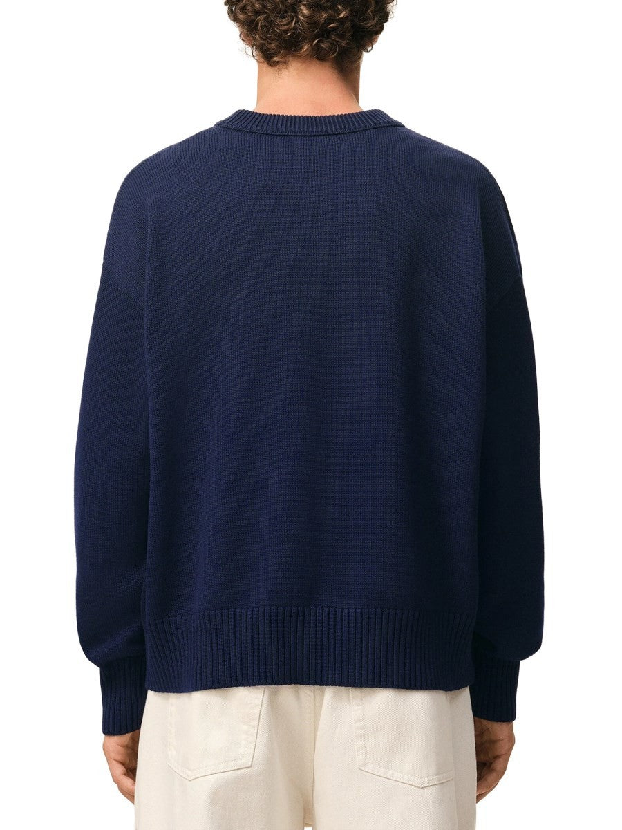 AMI PARIS - Man - Blue - Sweater