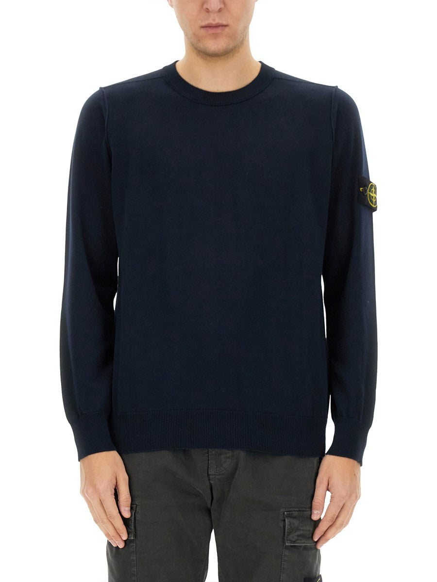Stone Island - Man - Blue - Sweater