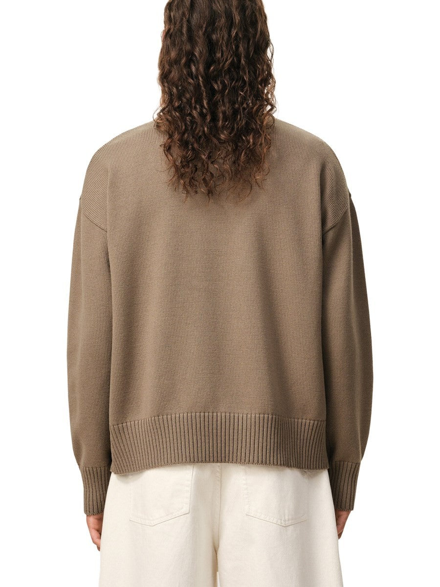 AMI PARIS - Man - Beige - Sweater