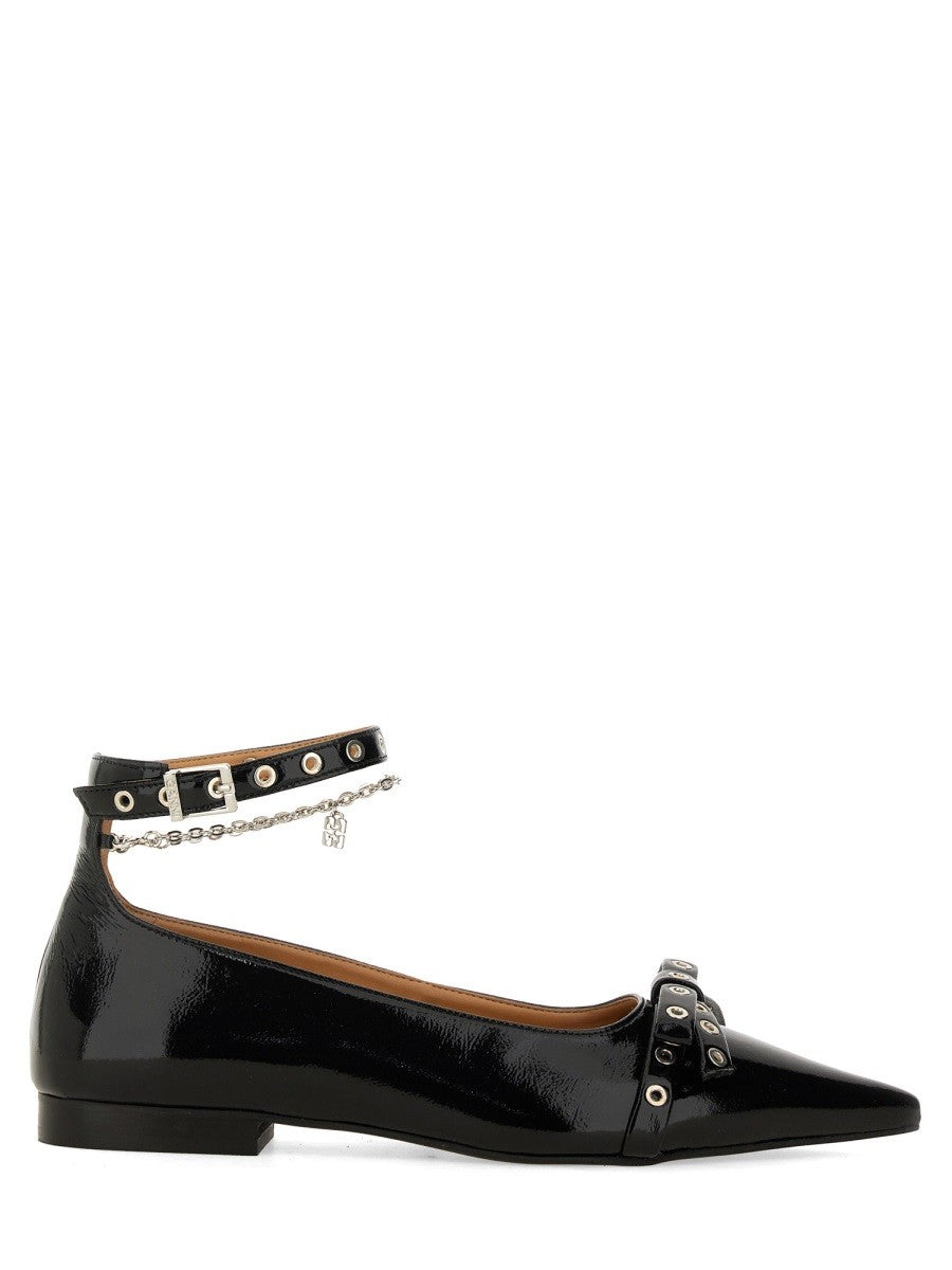 GANNI - Woman - Black - Flat