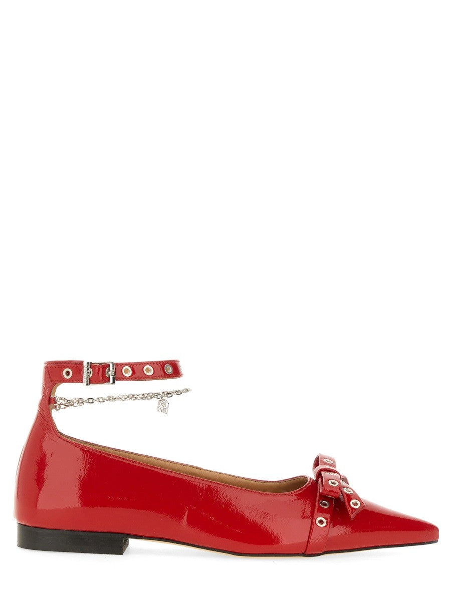 GANNI - Woman - Red - Flat