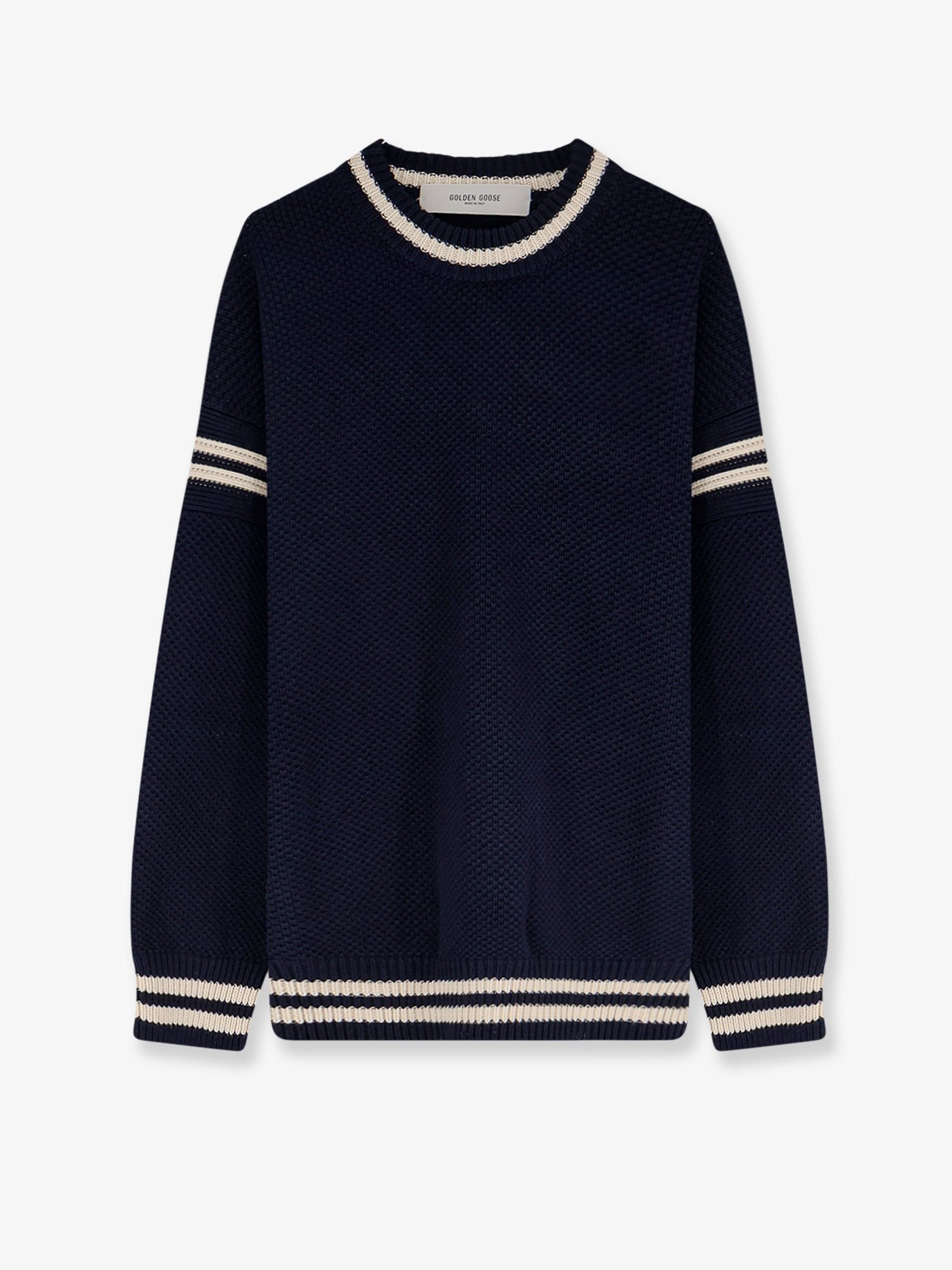 Golden Goose Deluxe Brand - Man - Blue - Knit Sweater