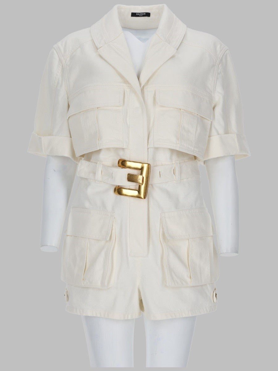 Balmain - Woman - White - Jumpsuit