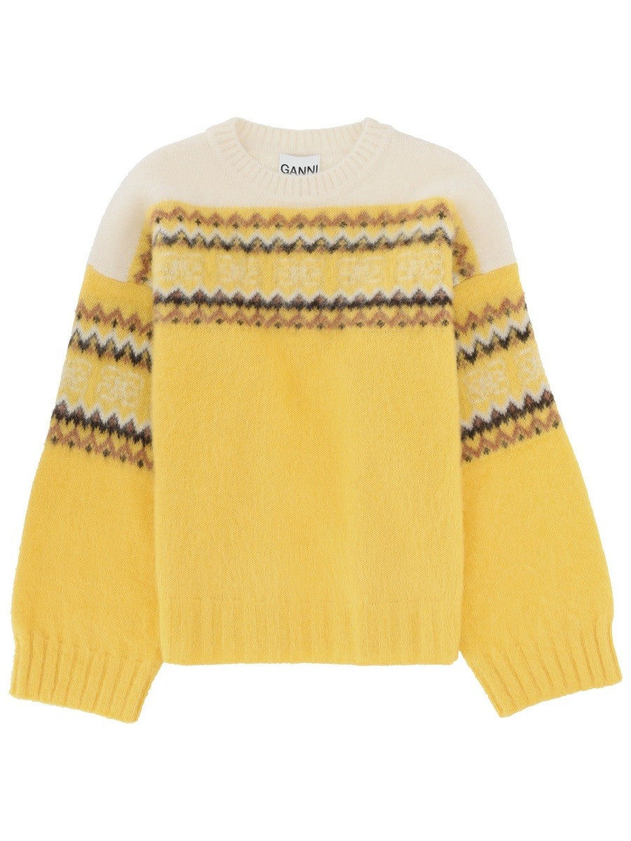 GANNI - Woman - Yellow - Sweater