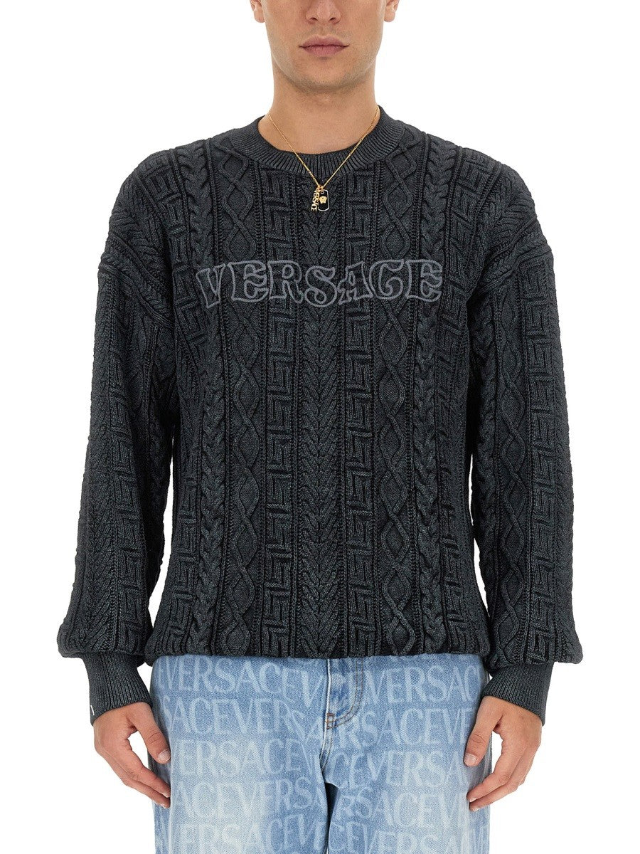 Versace - Man - Grey - Sweater