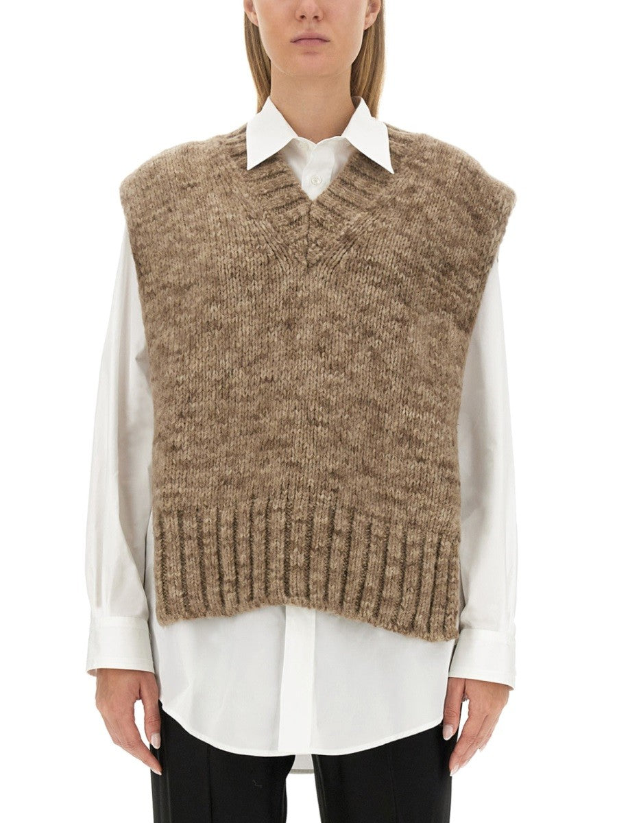 Maison Margiela - Woman - Brown - Vest