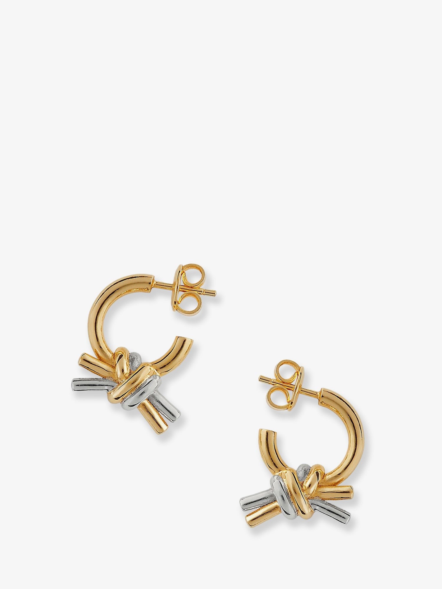 Bottega Veneta - Woman - Silver/Yellow Gold - Earring