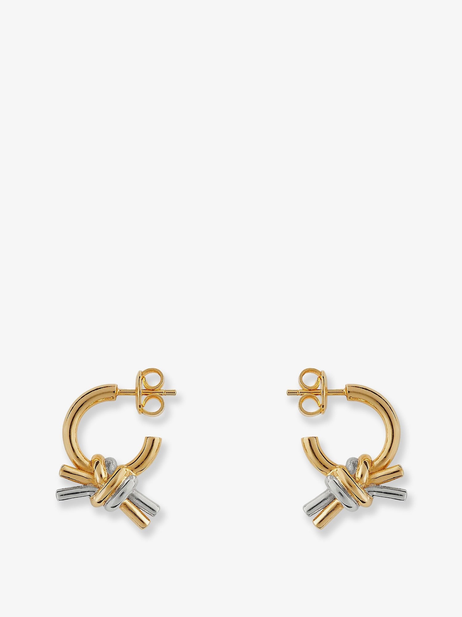 Bottega Veneta - Woman - Silver/Yellow Gold - Earring