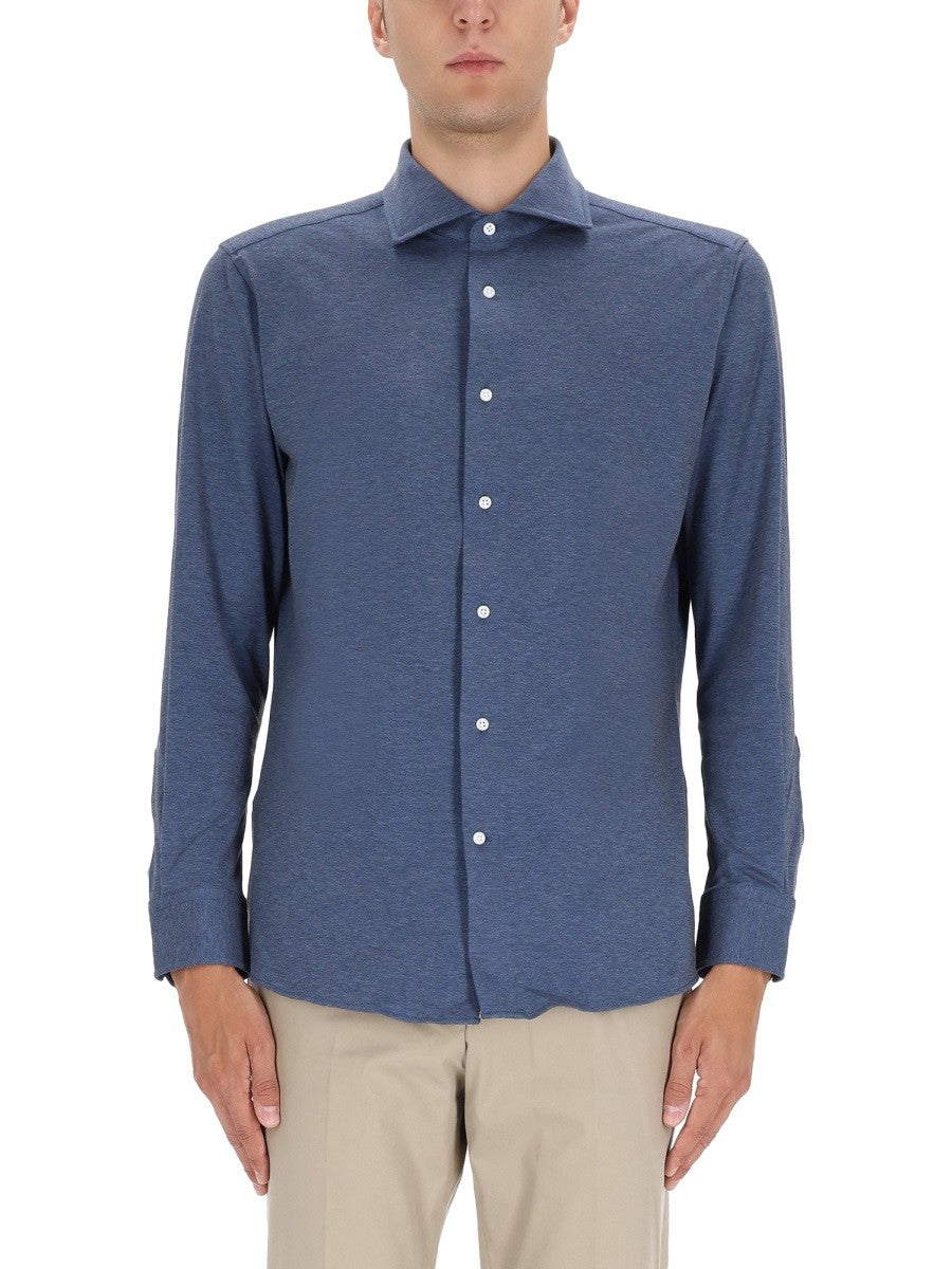BOSS CAMEL - Man - Blue - Shirt