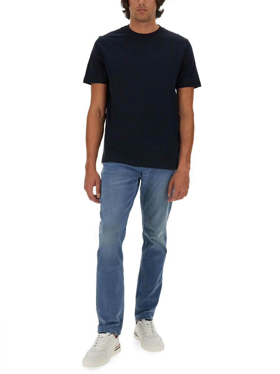 BOSS CAMEL - Man - Blue - T-shirt