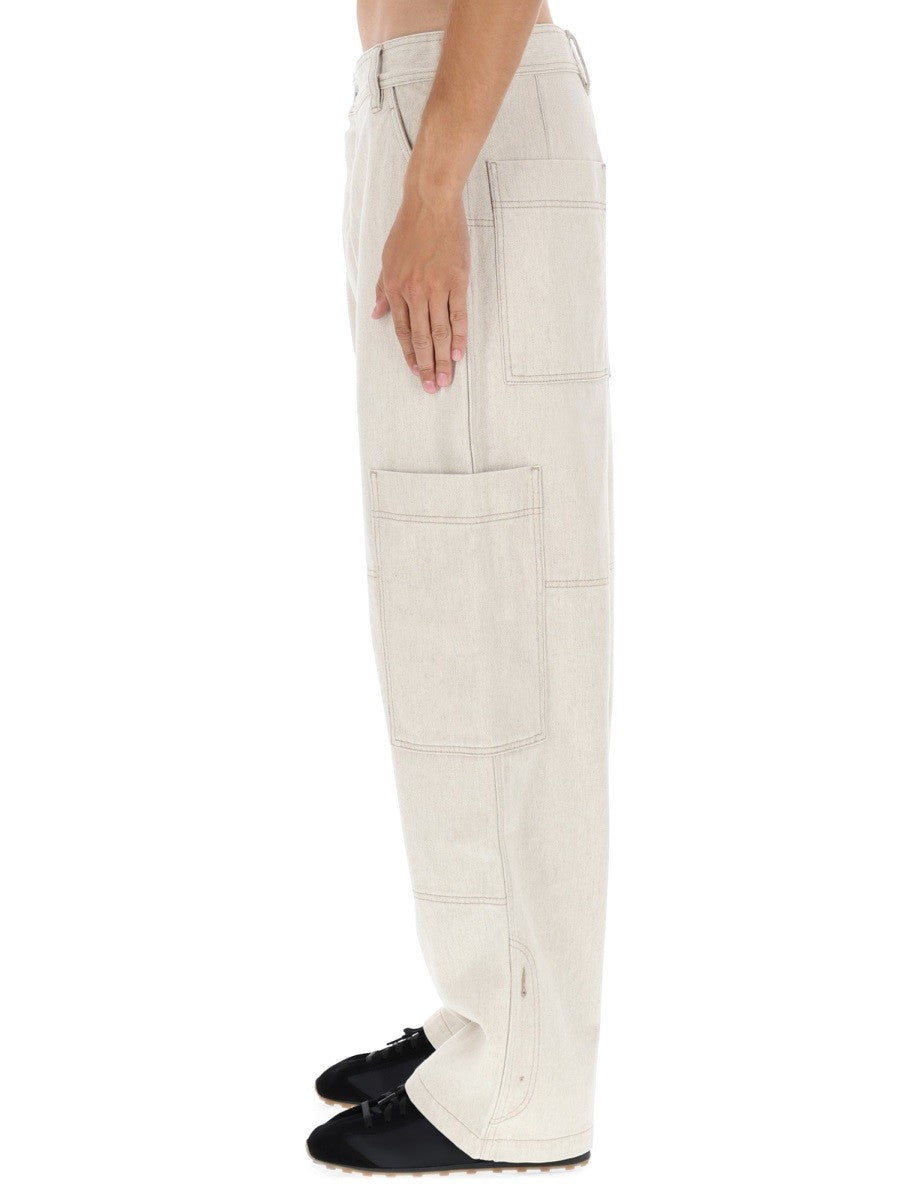 JACQUEMUS - Man - Beige - Jeans