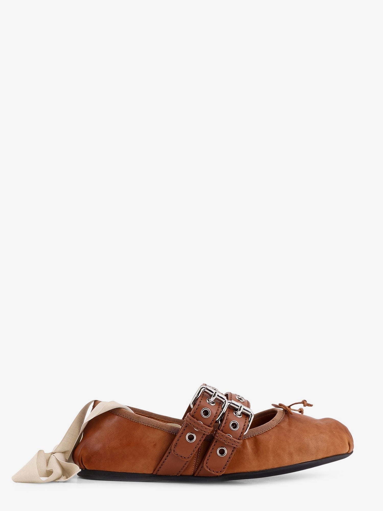 Miu Miu - Woman - Brown - Ballerina