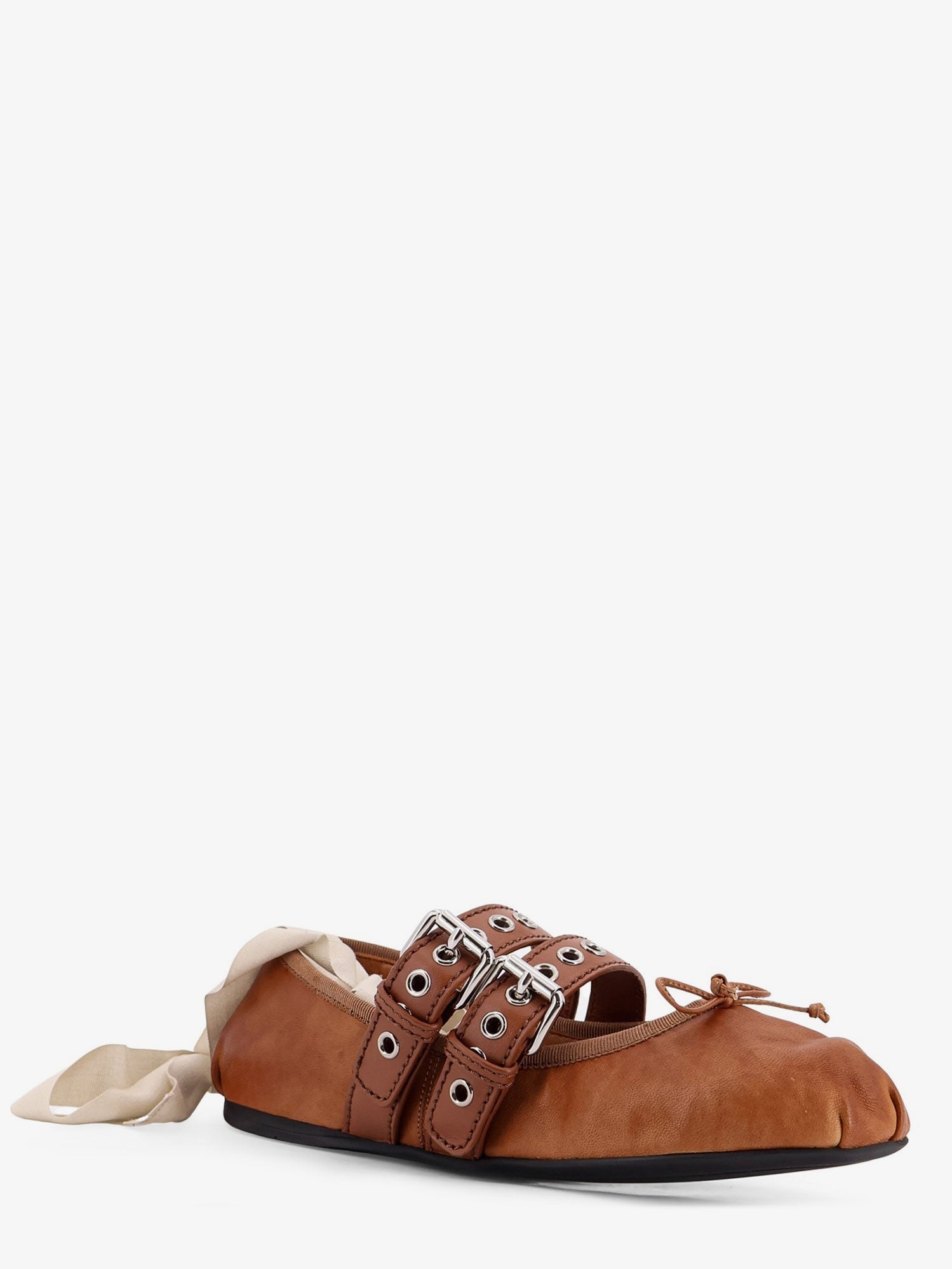 Miu Miu - Woman - Brown - Ballerina