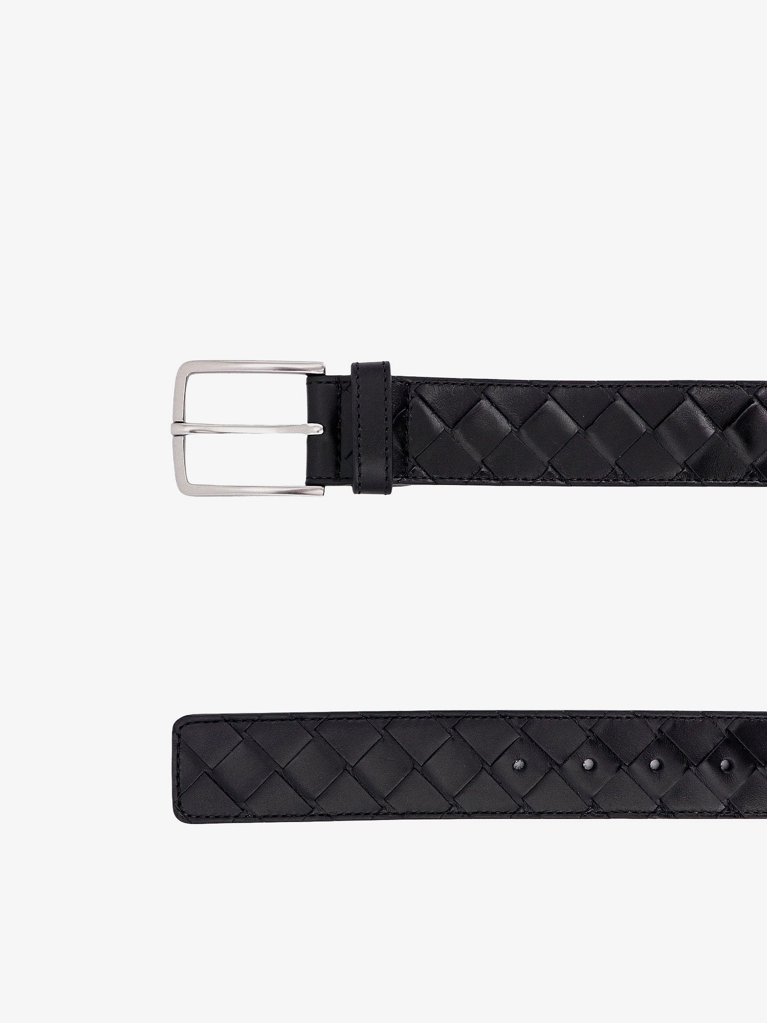 Bottega Veneta - Man - Black Silver - Belt