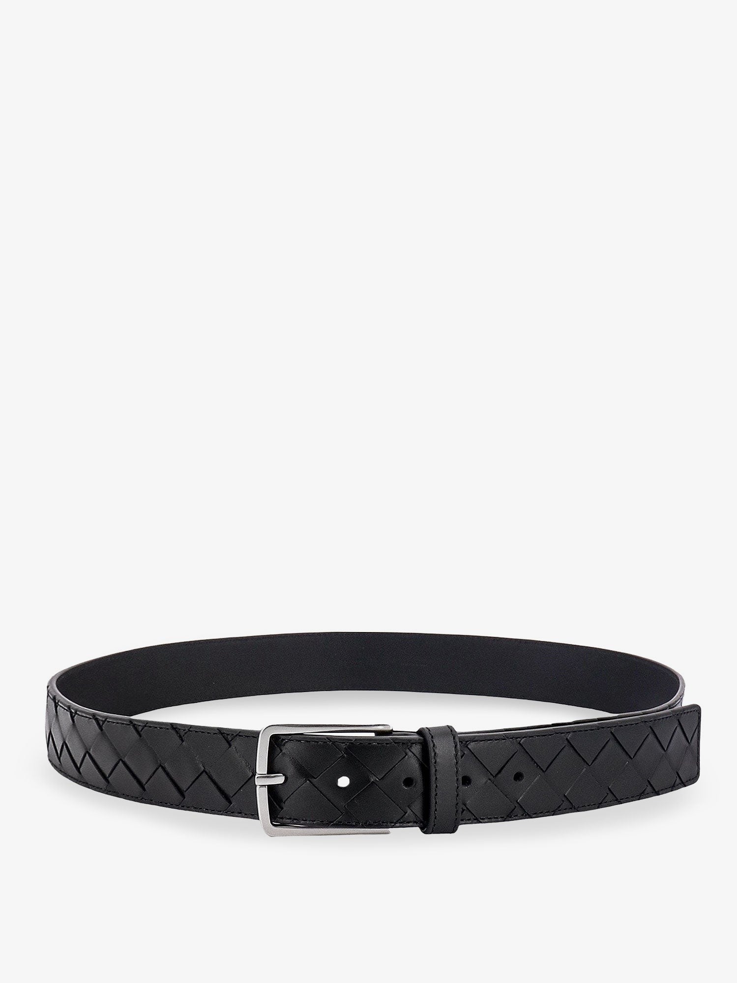 Bottega Veneta - Man - Black Silver - Belt
