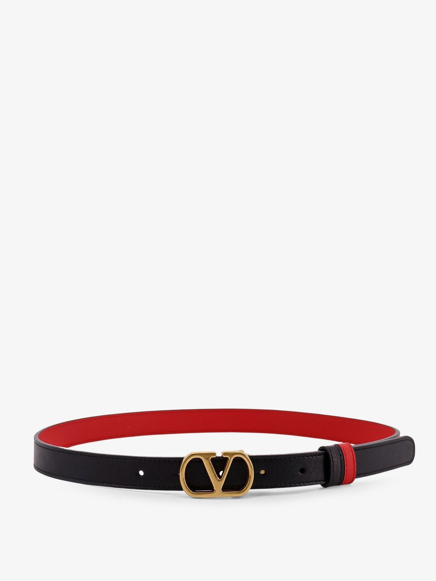 Valentino Garavani - Woman - Nero/Rouge Pur - Belt
