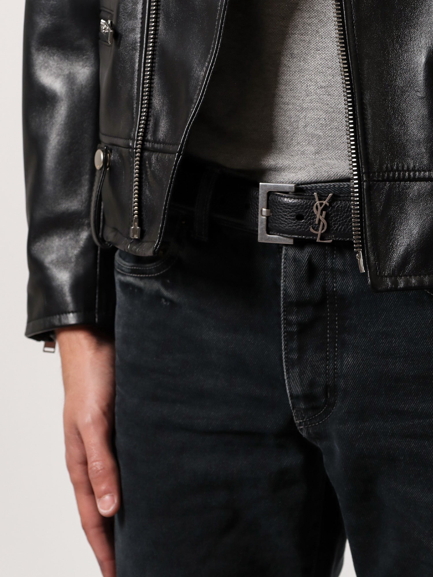 Saint Laurent - Man - Black - Belt