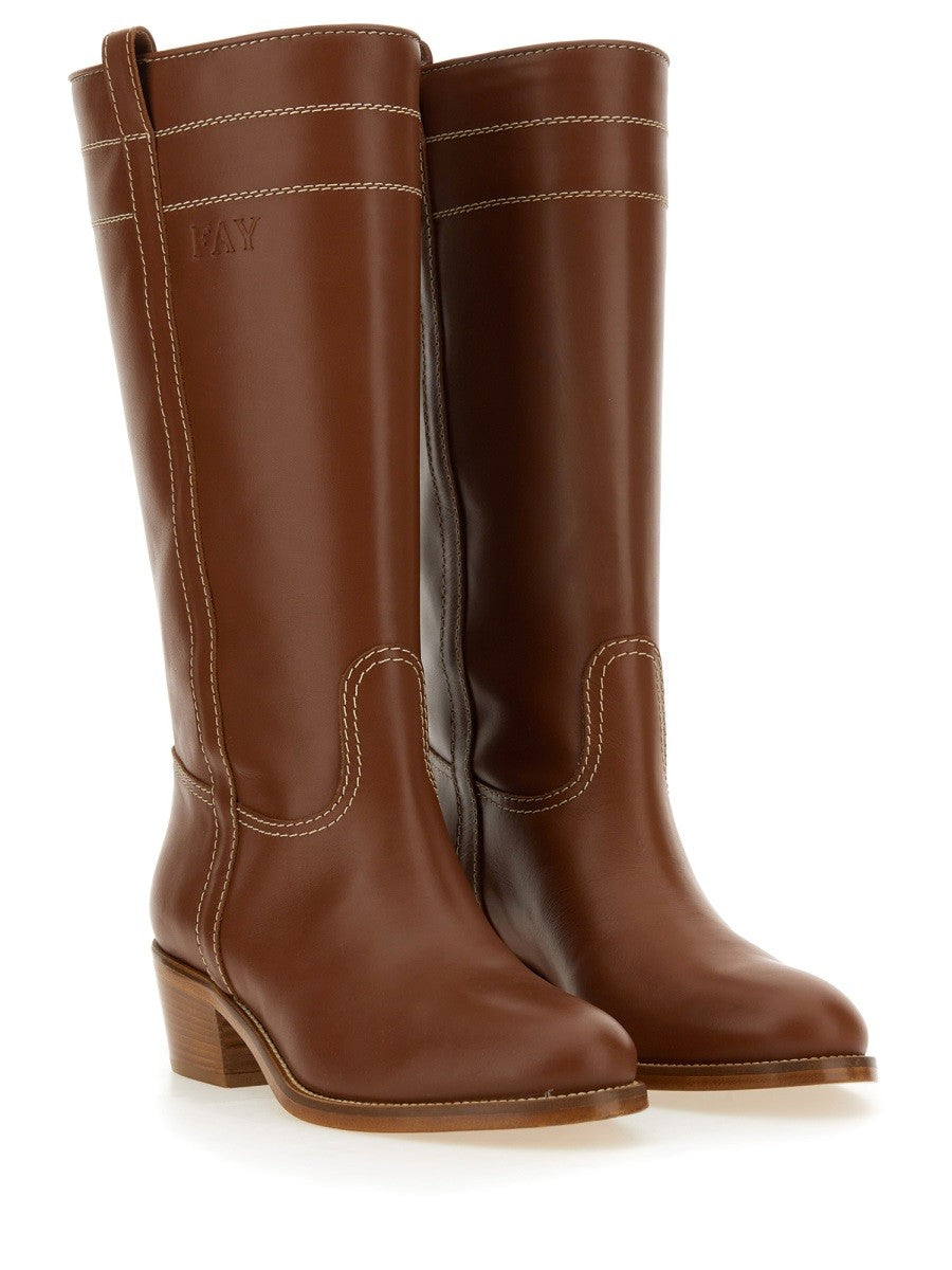 FAY - Woman - Brown - Boot