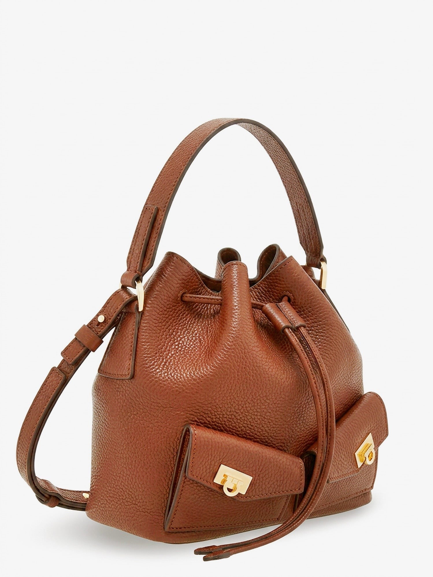 Ferragamo - Woman - Brown - Bucket Bag