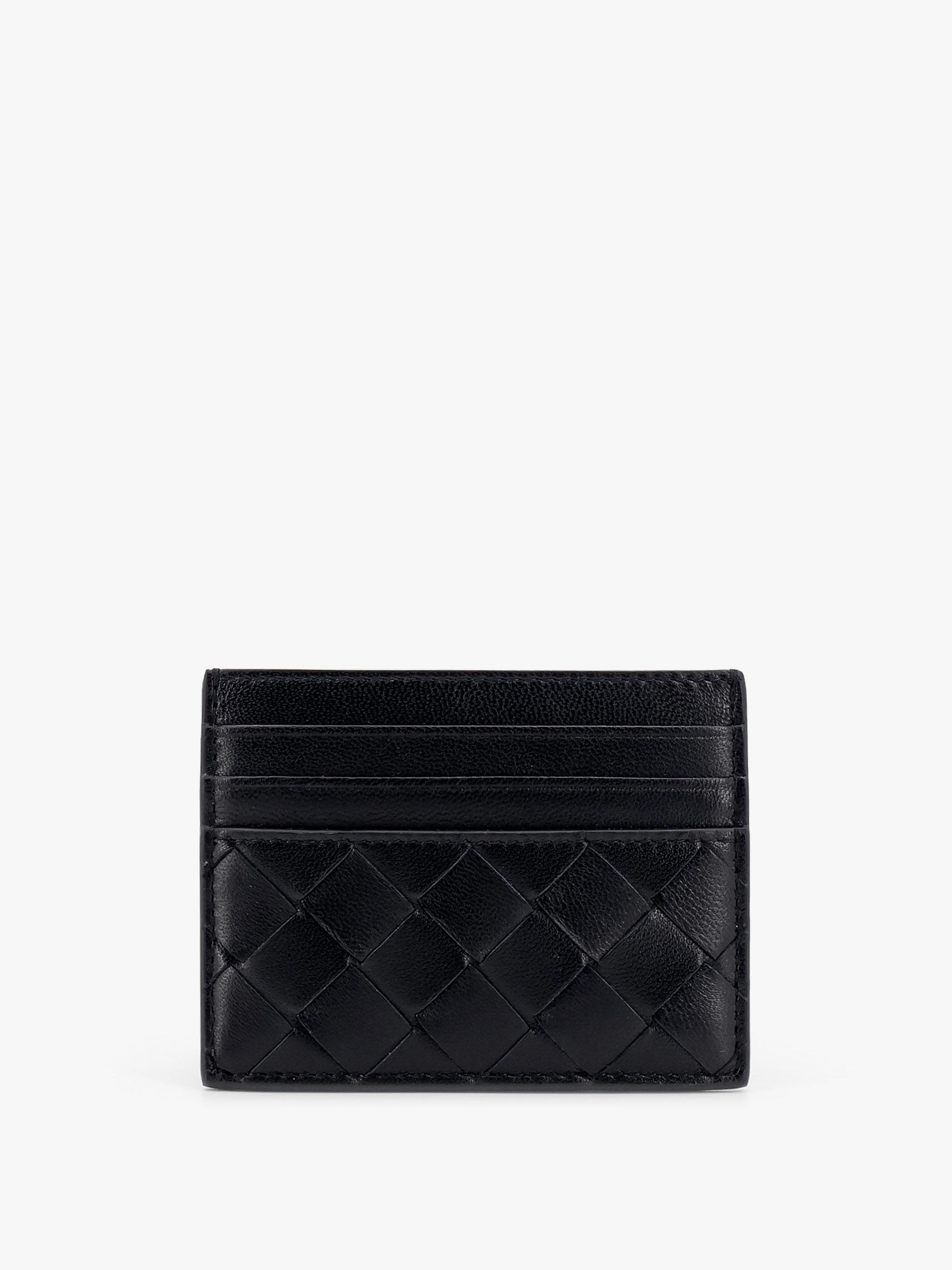 Bottega Veneta - Woman - Black-Gold - Card Holder