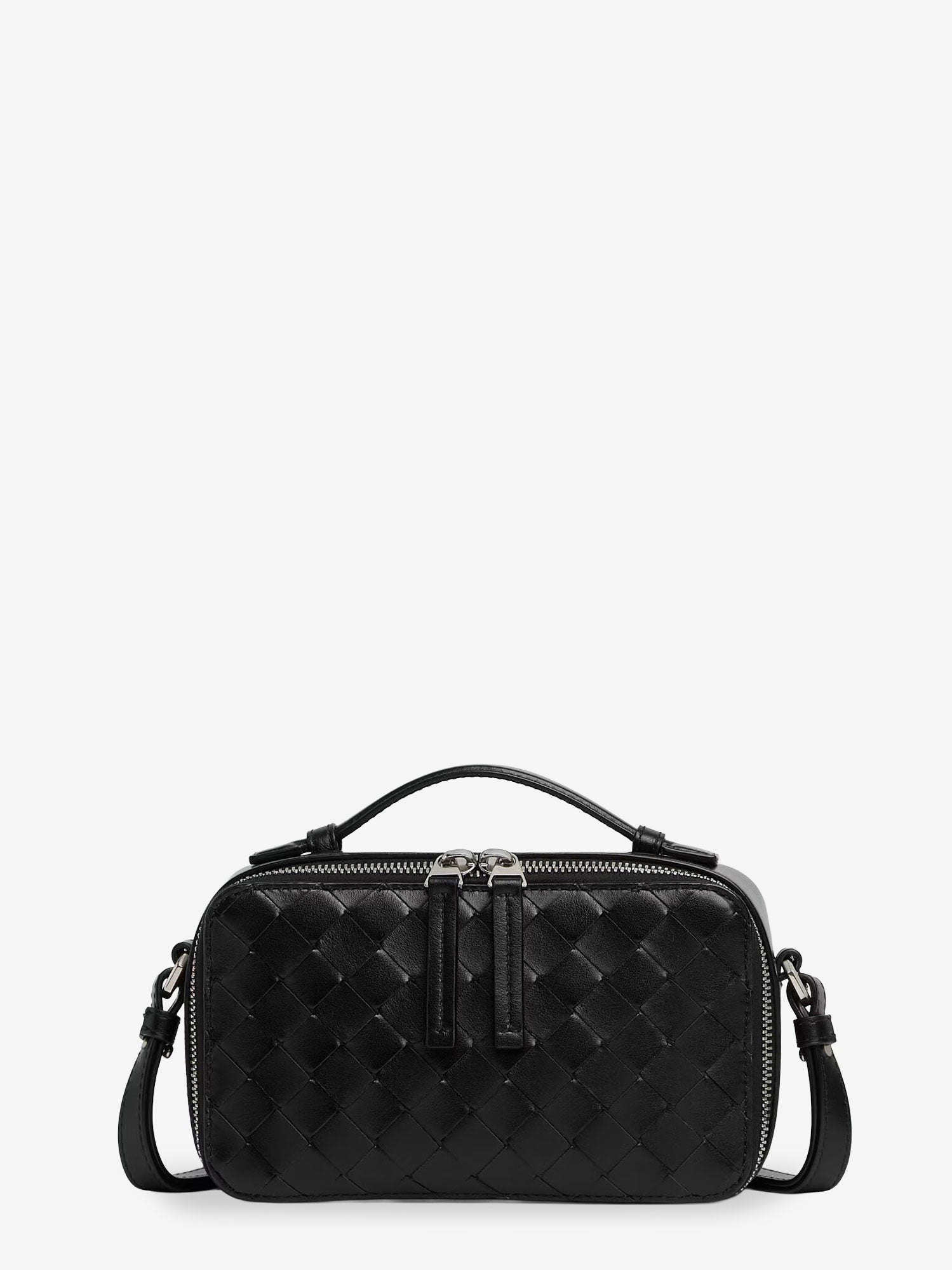 Bottega Veneta - Man - Black-Silver - Clutch