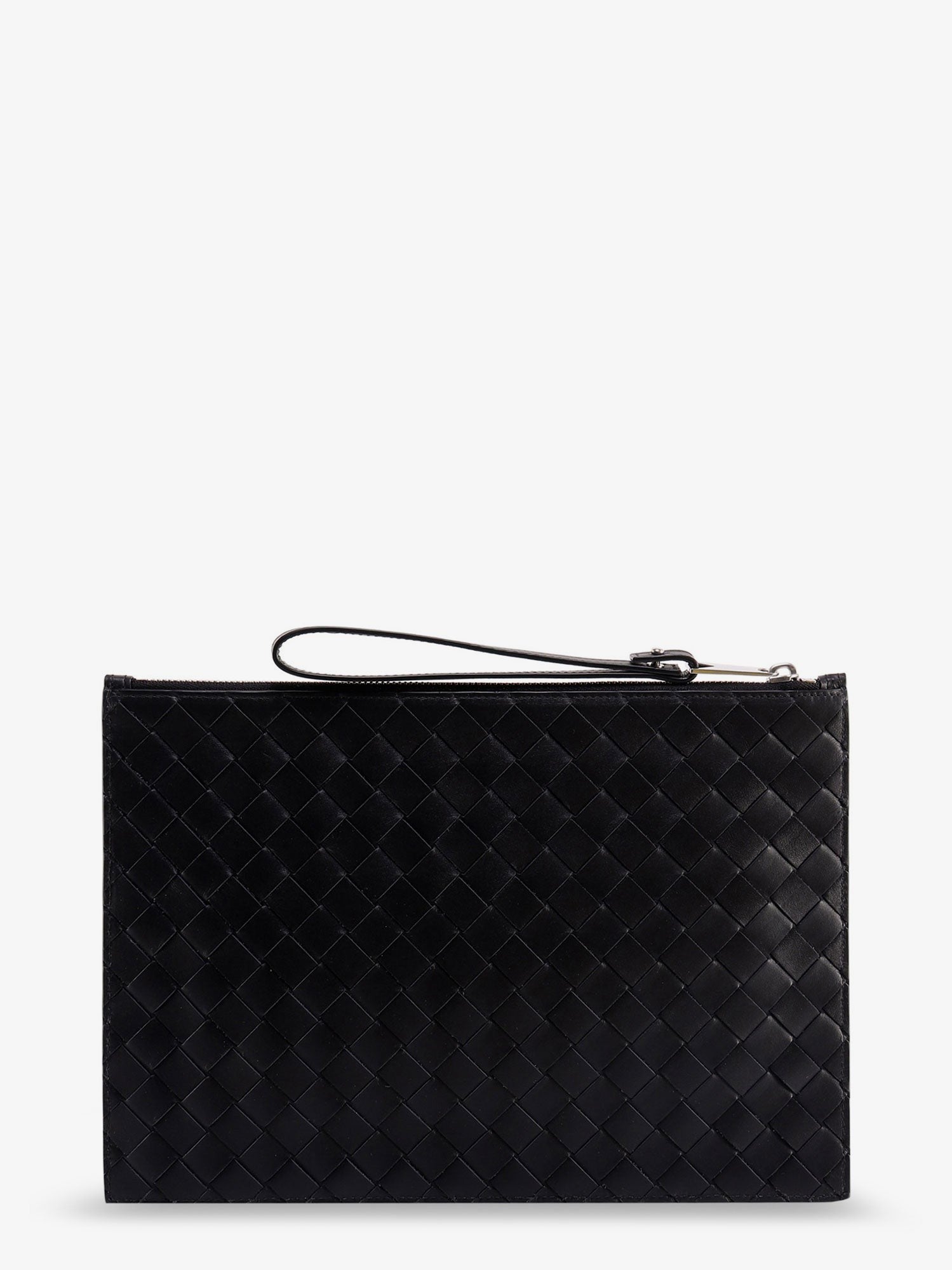 Bottega Veneta - Man - Black-Silver - Clutch