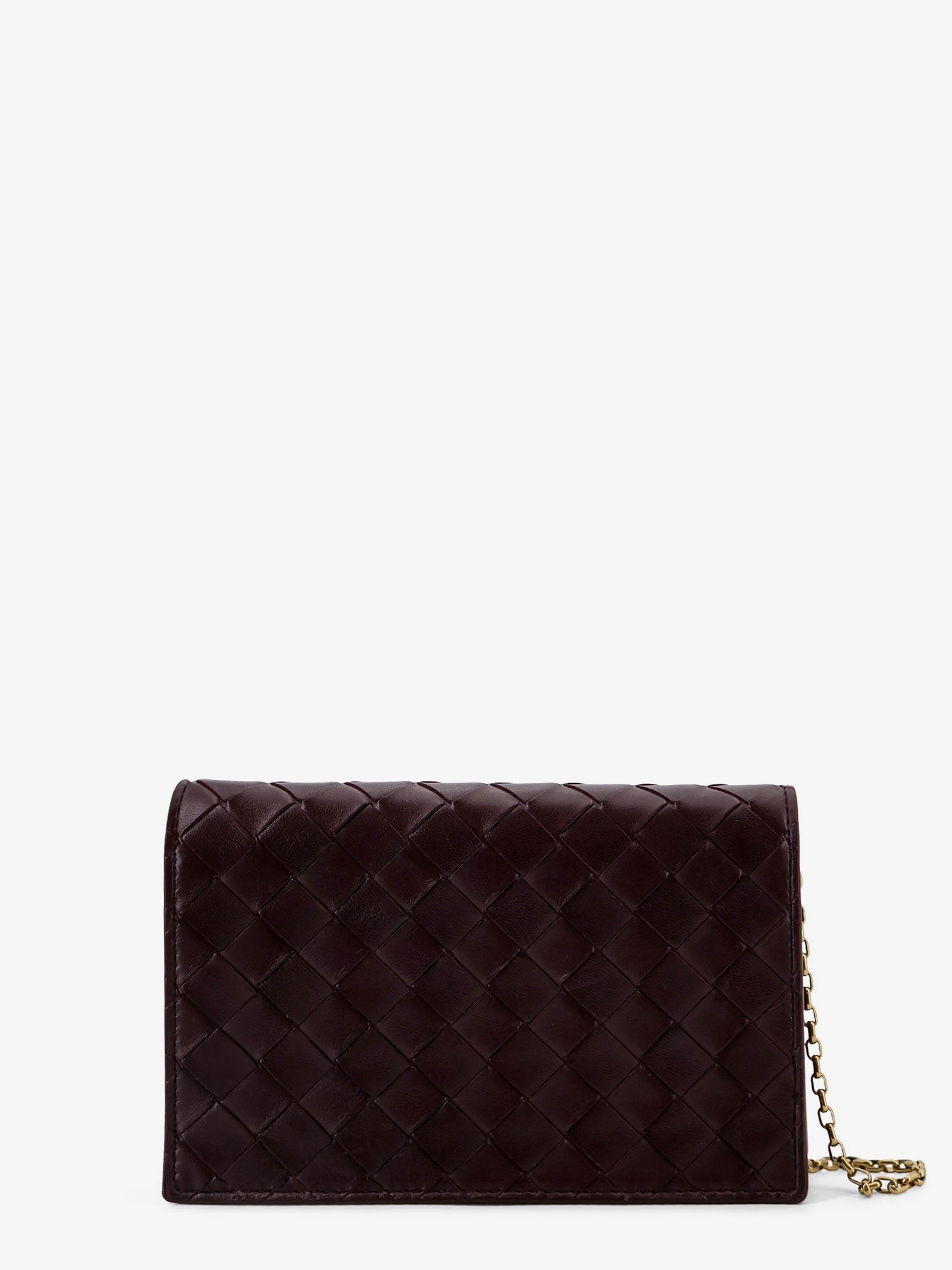 Bottega Veneta - Woman - Dark Barolo-M Brass - Crossbody Bag
