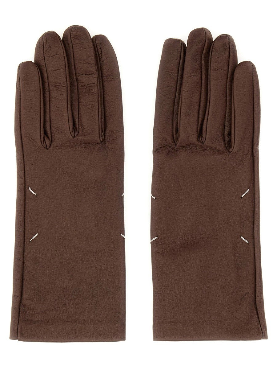 Maison Margiela - Woman - Brown - Gloves