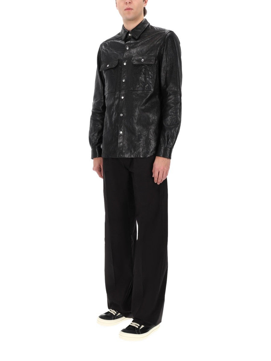 RICK OWENS - Man - Black - Leather Jacket