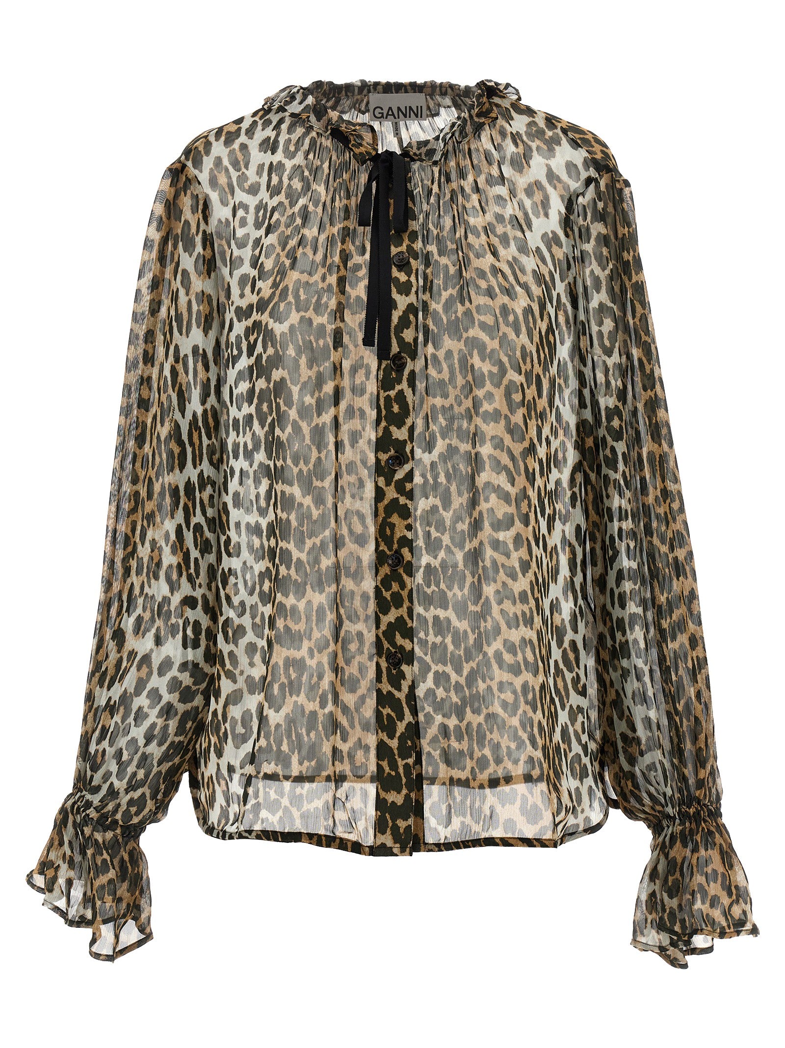 GANNI - nan - Brown - Shirt