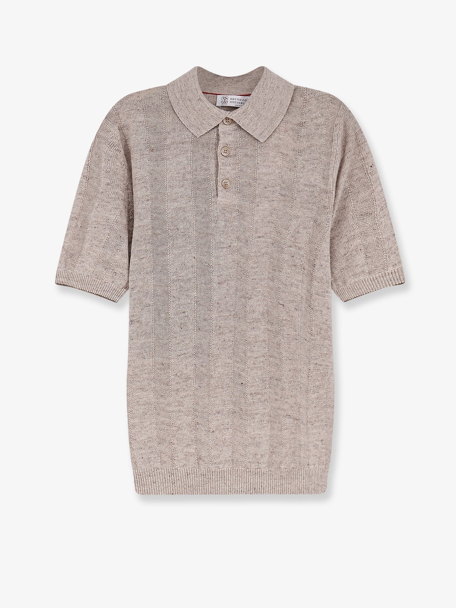 Brunello Cucinelli - Man - Beige - Polo Shirt