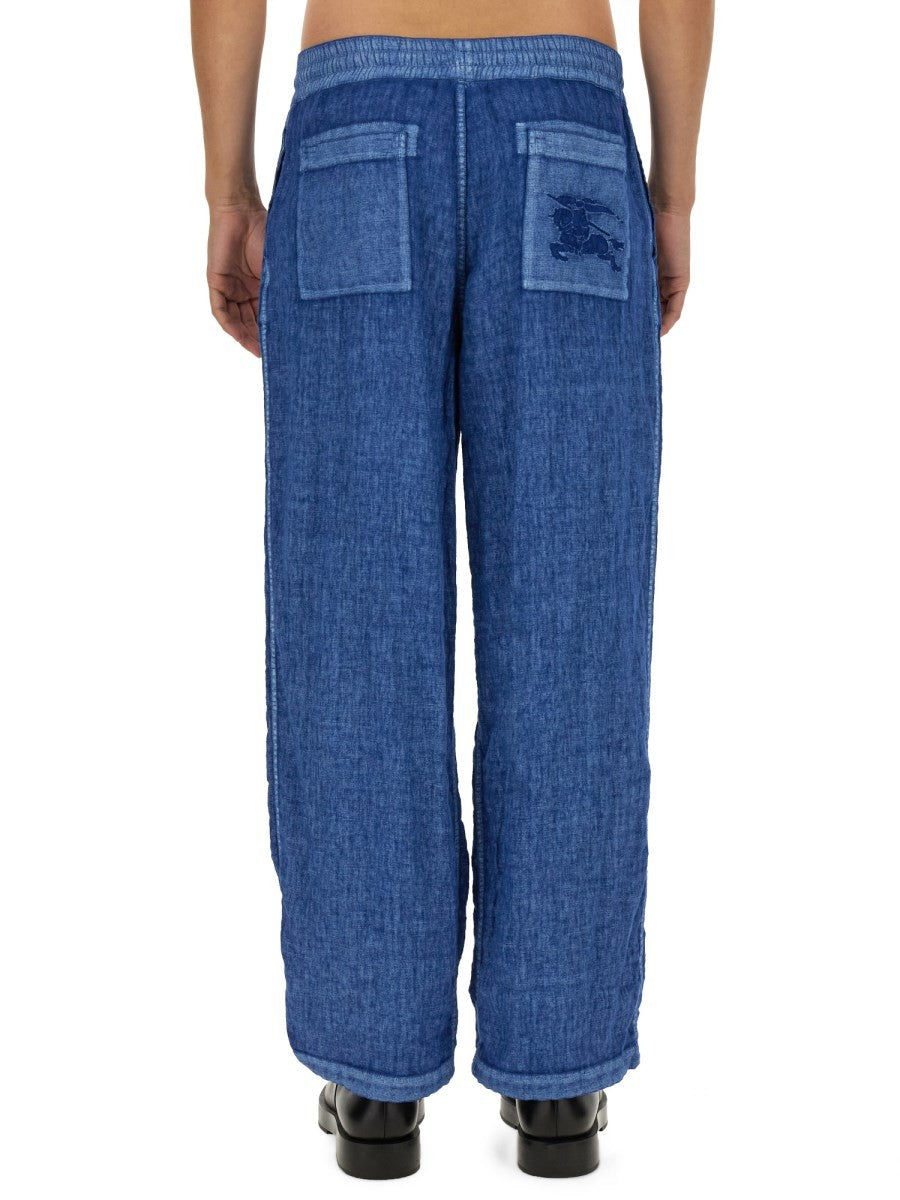 Burberry - Man - Blue - Pants