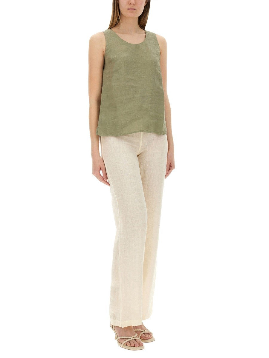 120% LINO - Woman - Green - Top