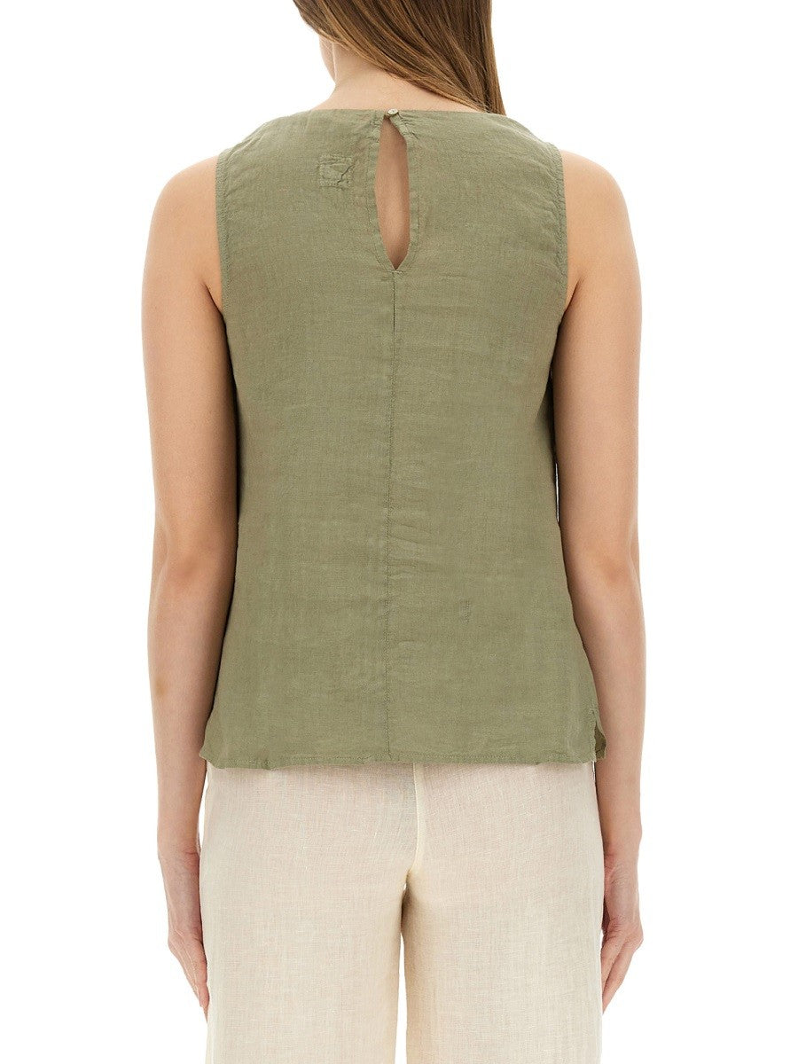 120% LINO - Woman - Green - Top