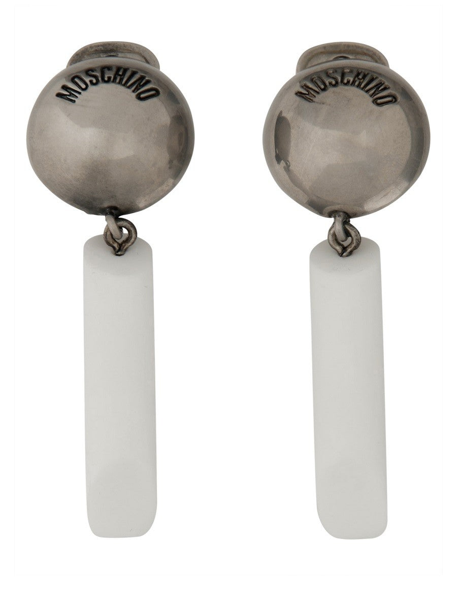 Moschino - Woman - White - Earring