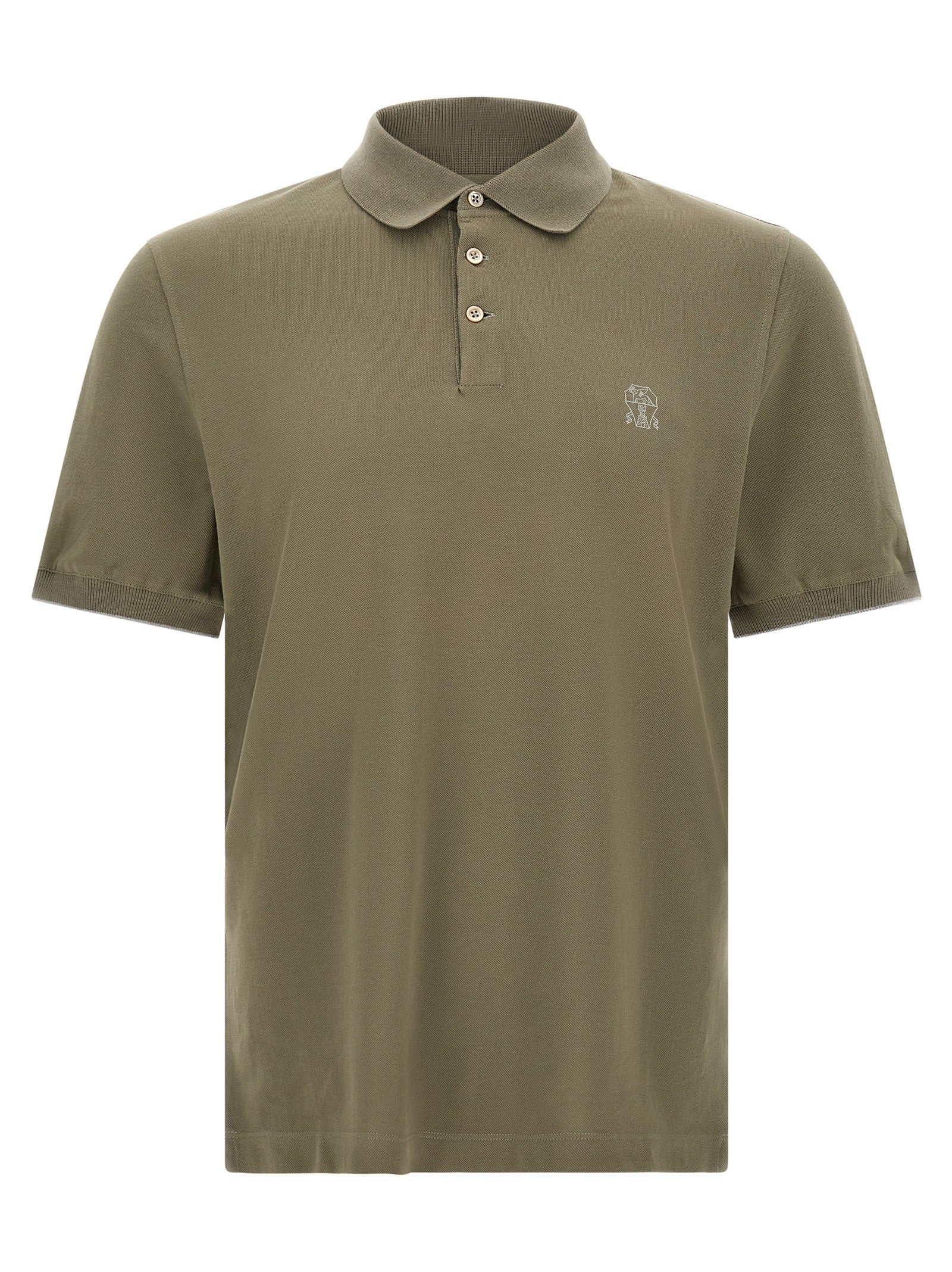 Brunello Cucinelli - nan - Green - Polo Shirt