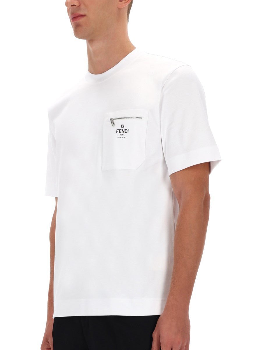 Fendi - Man - White - T-shirt
