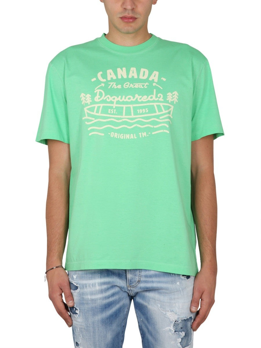 Dsquared - Man - Green - T-shirt