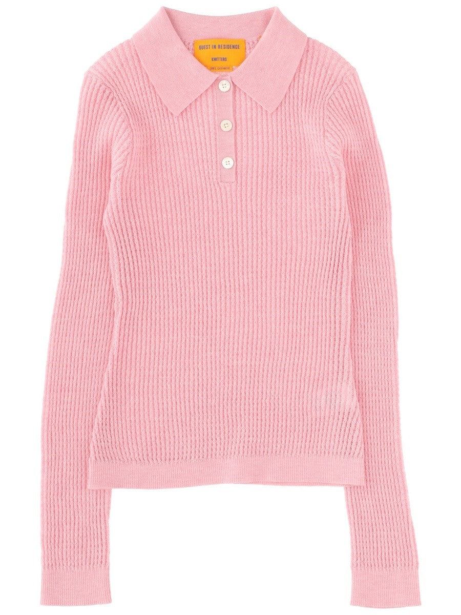 GUEST IN RESIDENCE - Woman - Pink - POLO SHIRTS