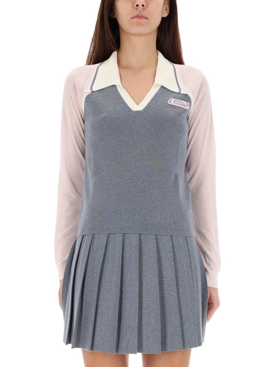 CASABLANCA - Woman - Silver - POLO SHIRTS