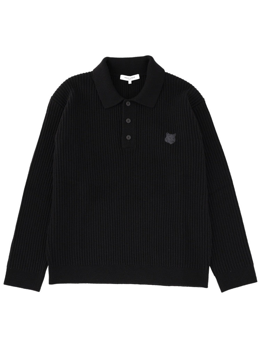 Maison Kitsune - Man - Black - Polo Shirts