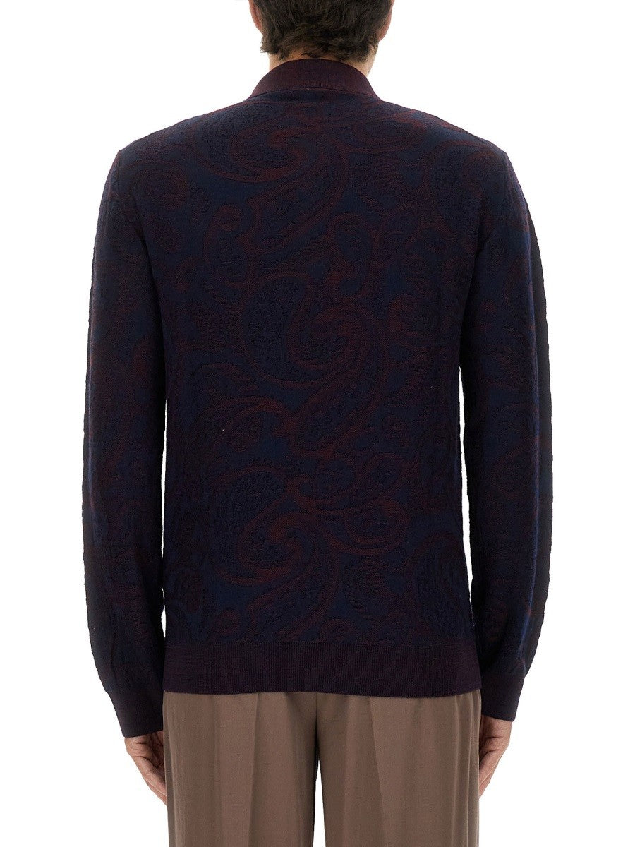 Etro - Man - Blue - Polo Shirts