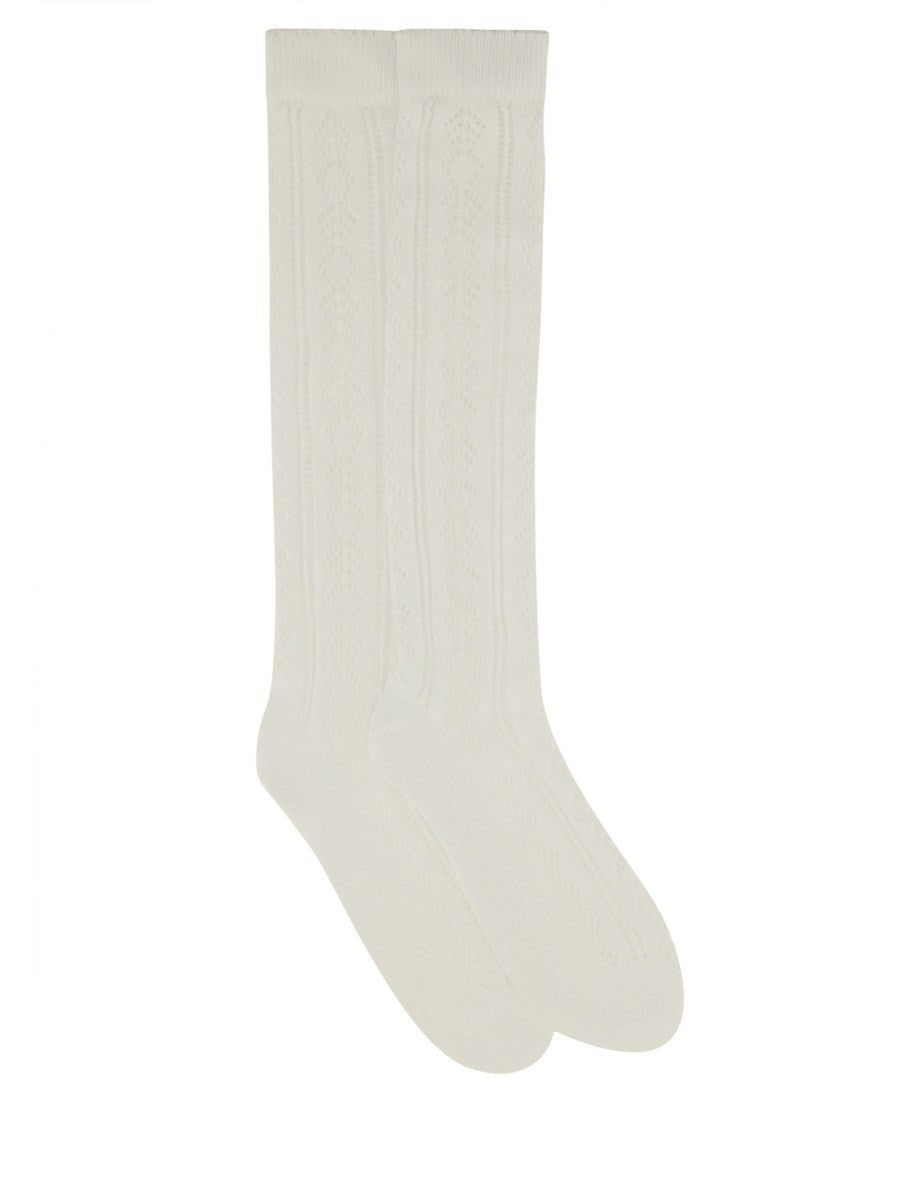 Valentino - Man - White - Socks