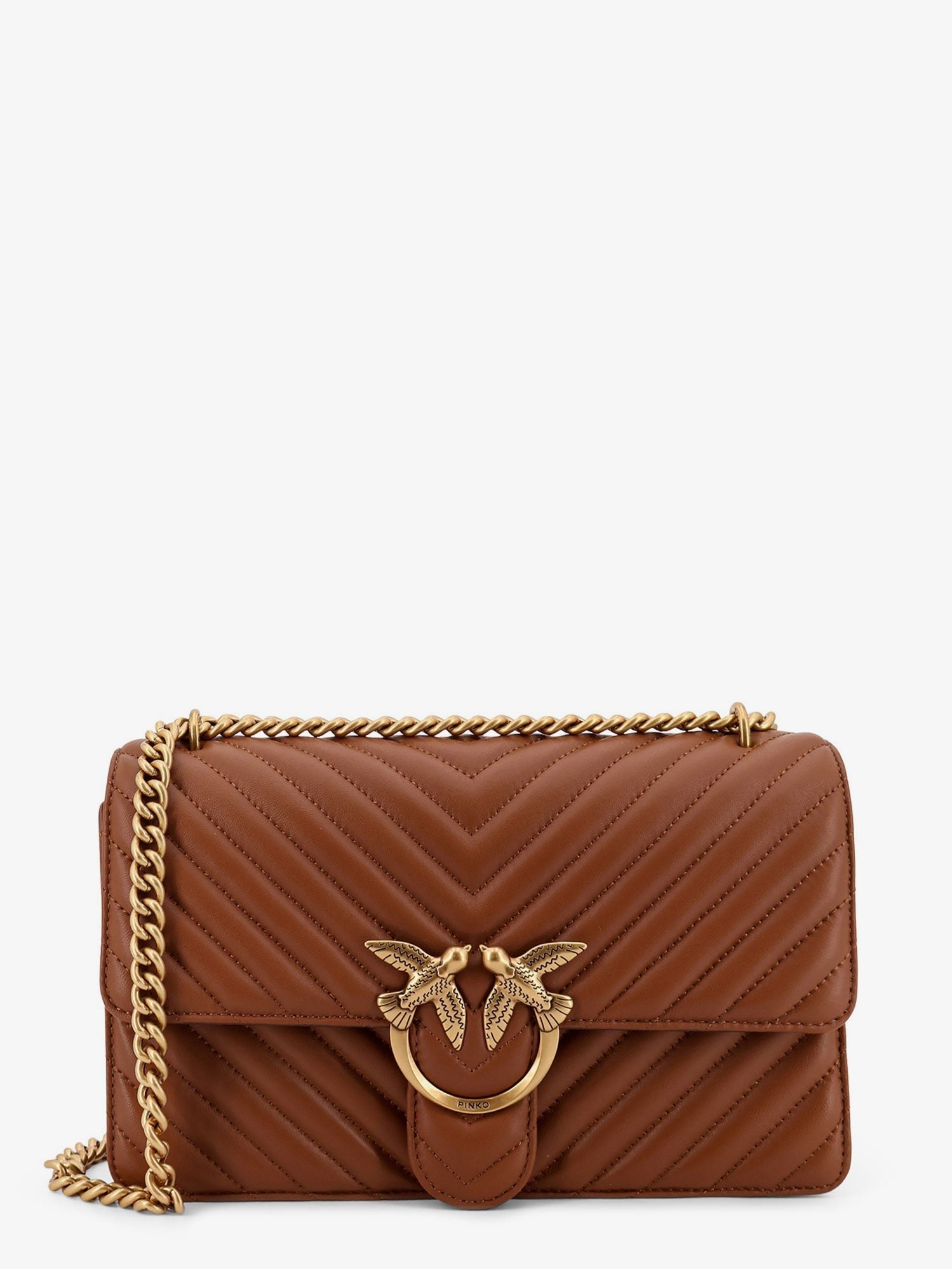 Pinko - Woman - Brown - Crossbody Bag