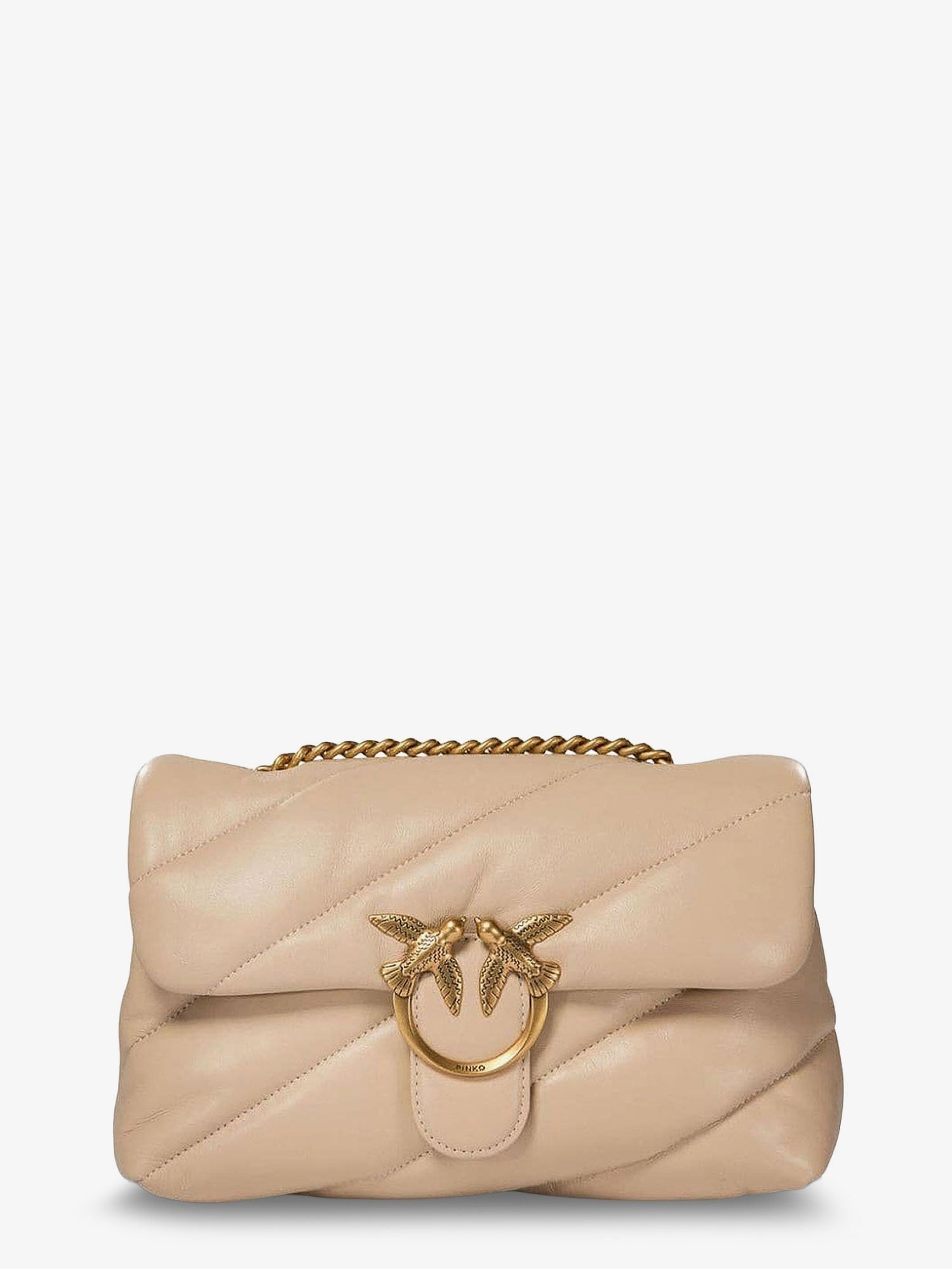 Pinko - Woman - Beige - Crossbody Bag