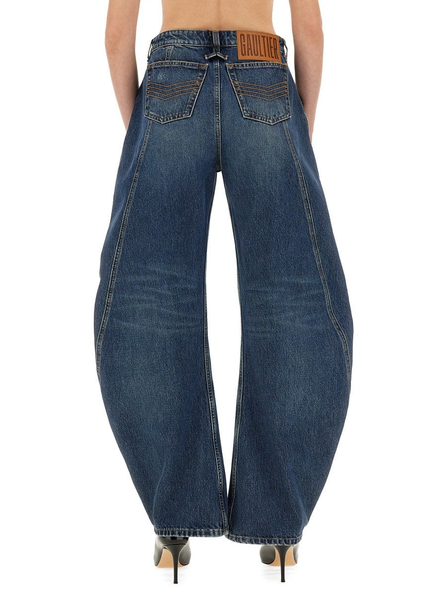 JEAN PAUL GAULTIER - Woman - Blue - Jeans