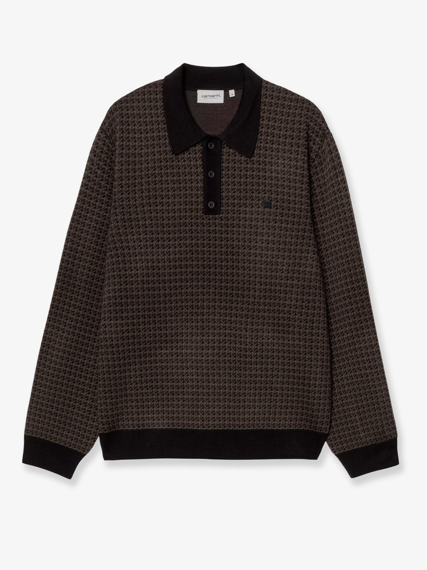 Carhartt Wip - Man - Lowis Houndstooth, Vitola Heat - Knit Sweater